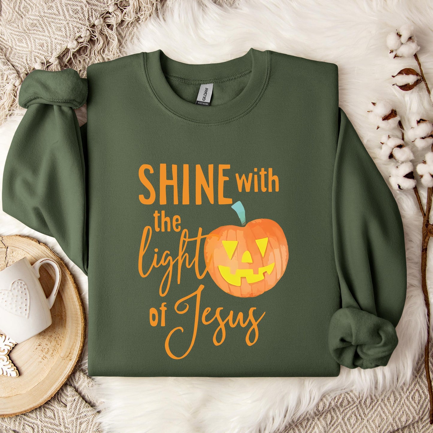Shine With The Light Of Jesus Sweatshirt