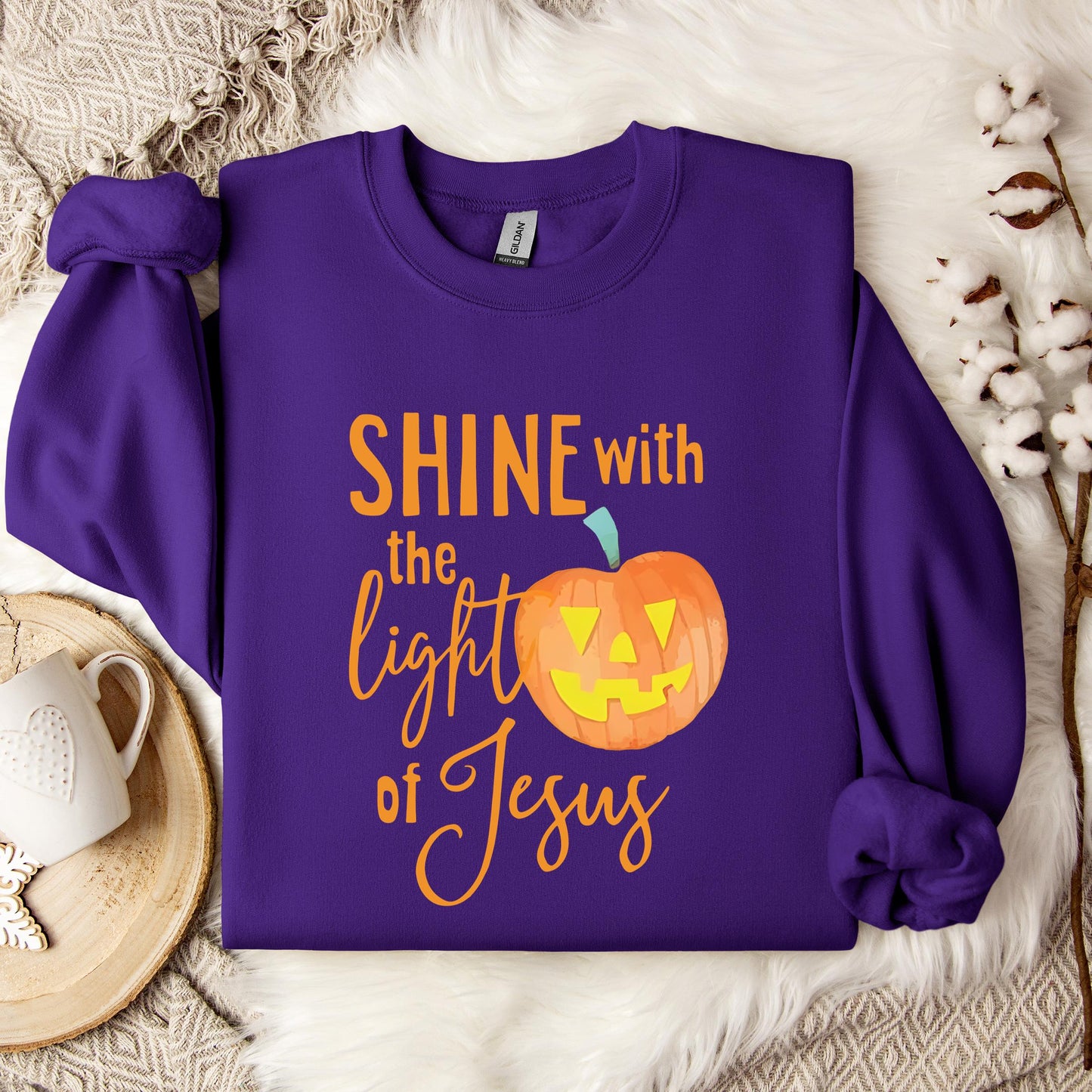 Shine With The Light Of Jesus Sweatshirt