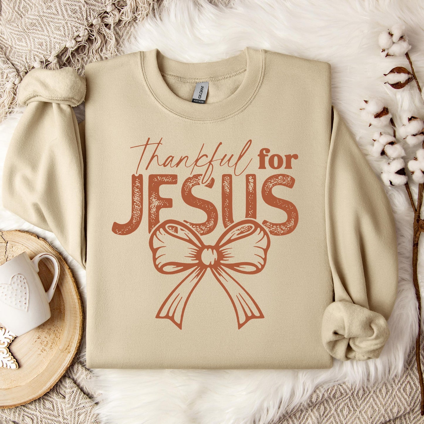 Thankful For Jesus Sweatshirt