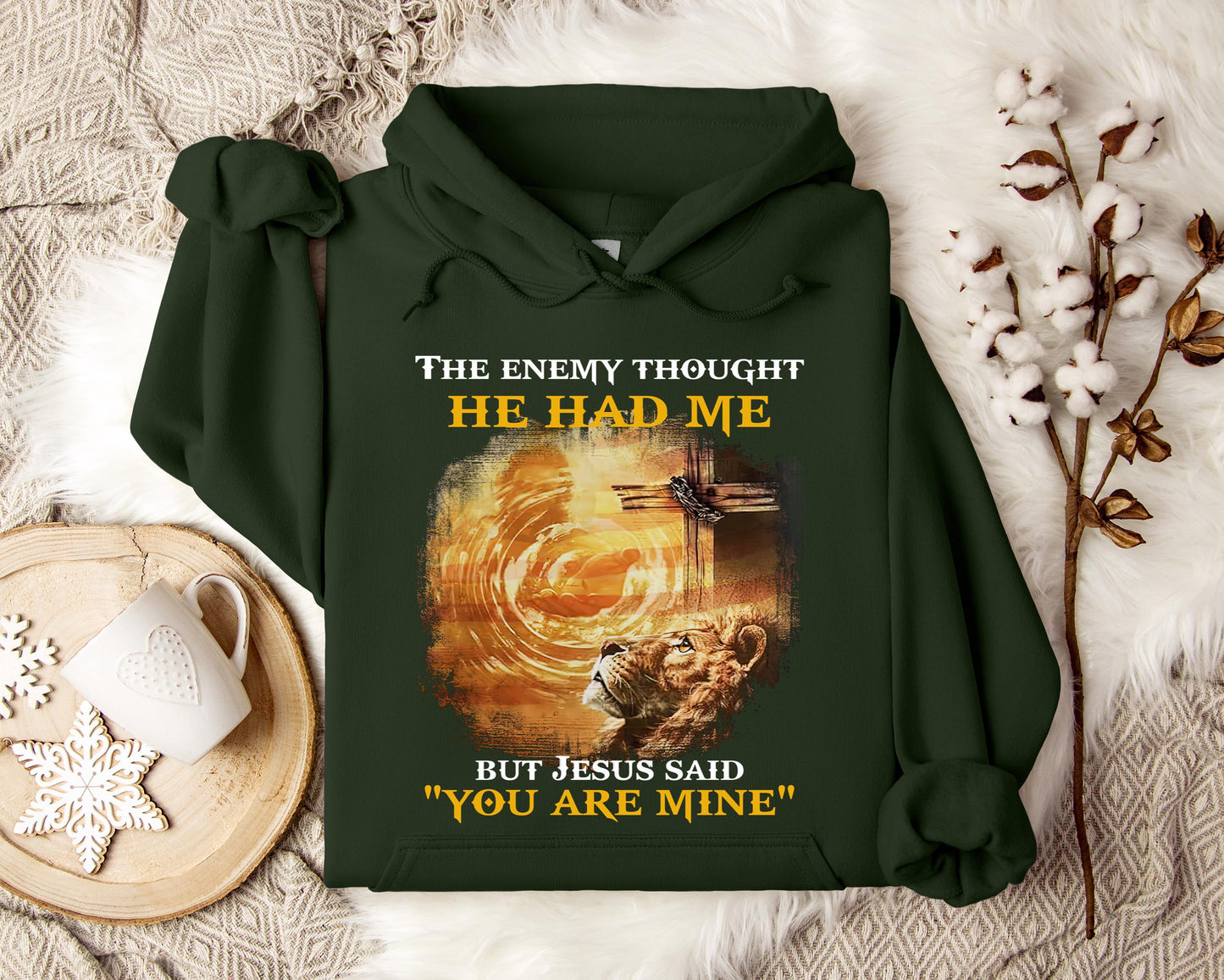 The Enemy Thought He Had Me But Jesus Said You Are Mine Hoodie