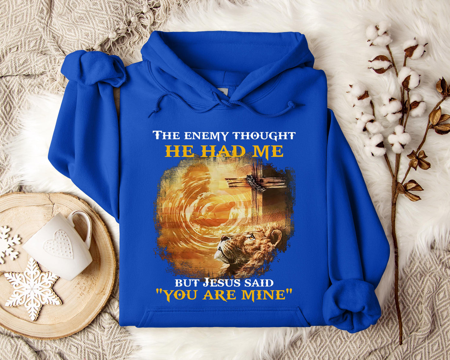 The Enemy Thought He Had Me But Jesus Said You Are Mine Hoodie