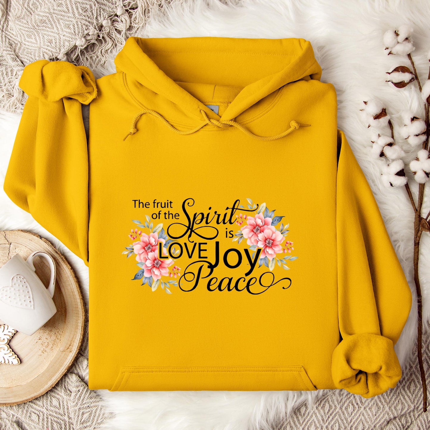 The Fruit Of The Spirit Is Love Joy Peace Hoodie