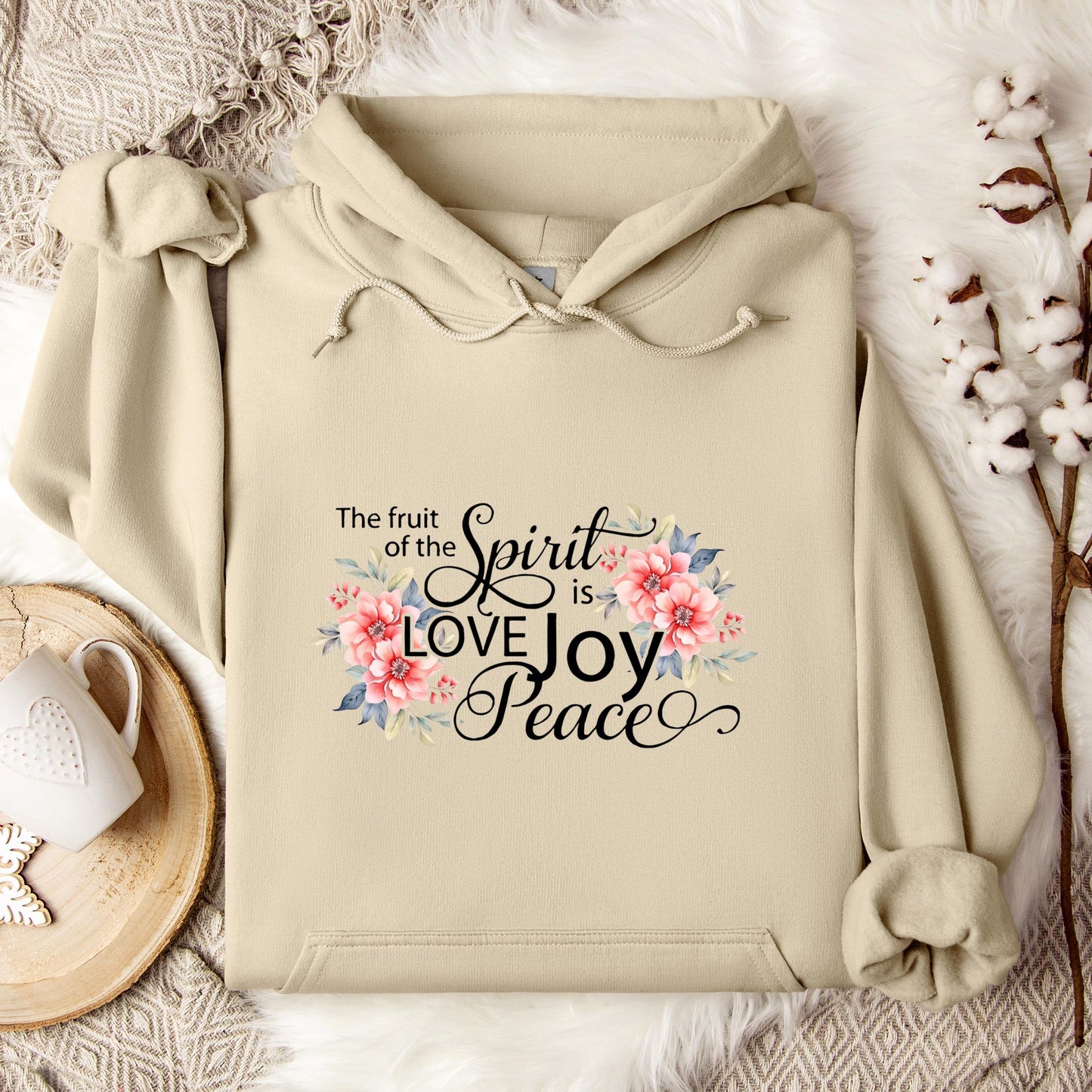The Fruit Of The Spirit Is Love Joy Peace Hoodie