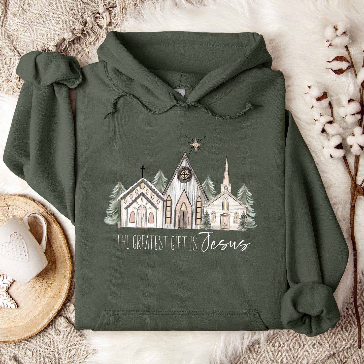 The Greatest Gift Is Jesus Hoodie