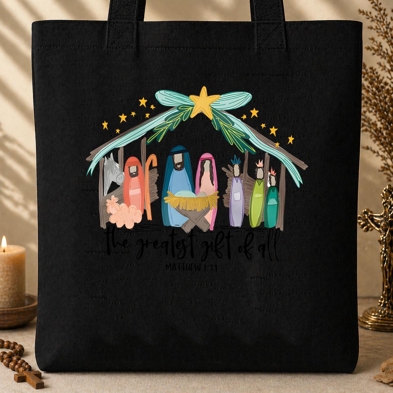 The Greatest Gift Of All Matthew 1.21 01 Tote Bag