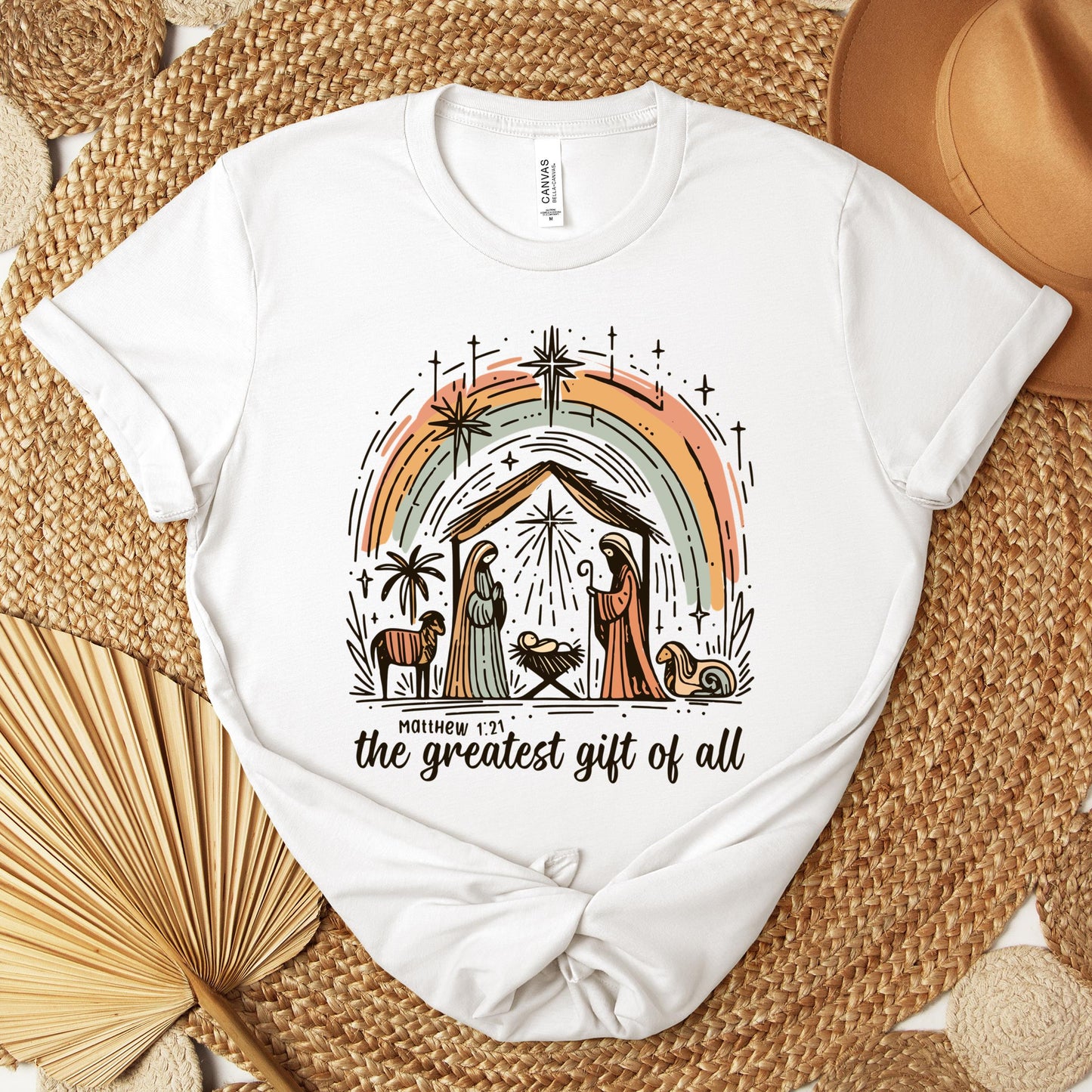 The Greatest Gift Of All Matthew 1.21 02 Premium T-shirt