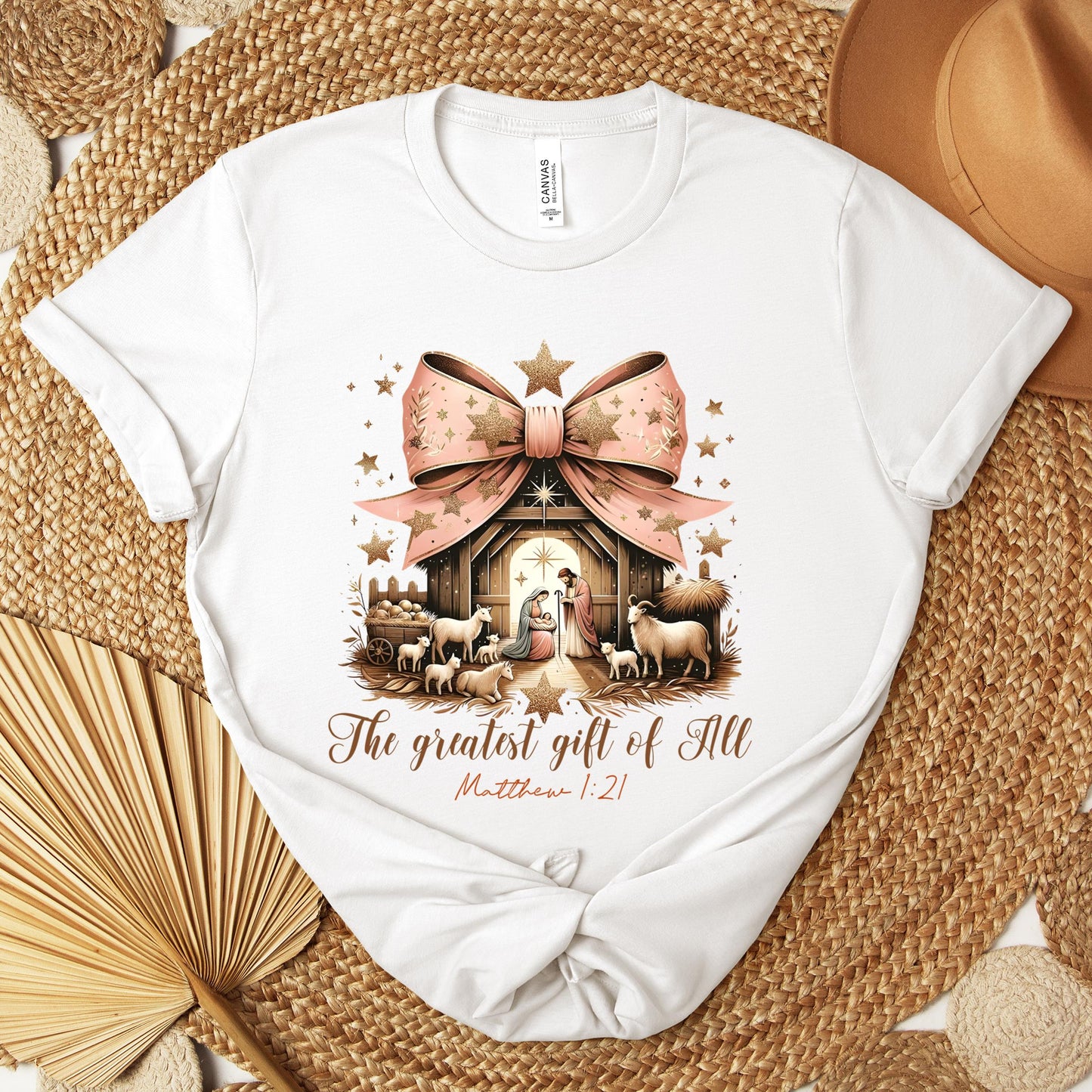 The Greatest Gift Of All Matthew 1.21 03 Premium T-shirt