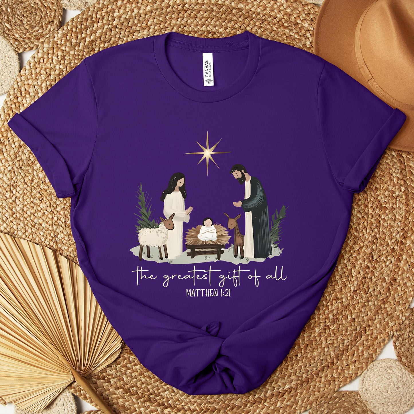 The Greatest Gift Of All Matthew 1.21 Premium T-shirt