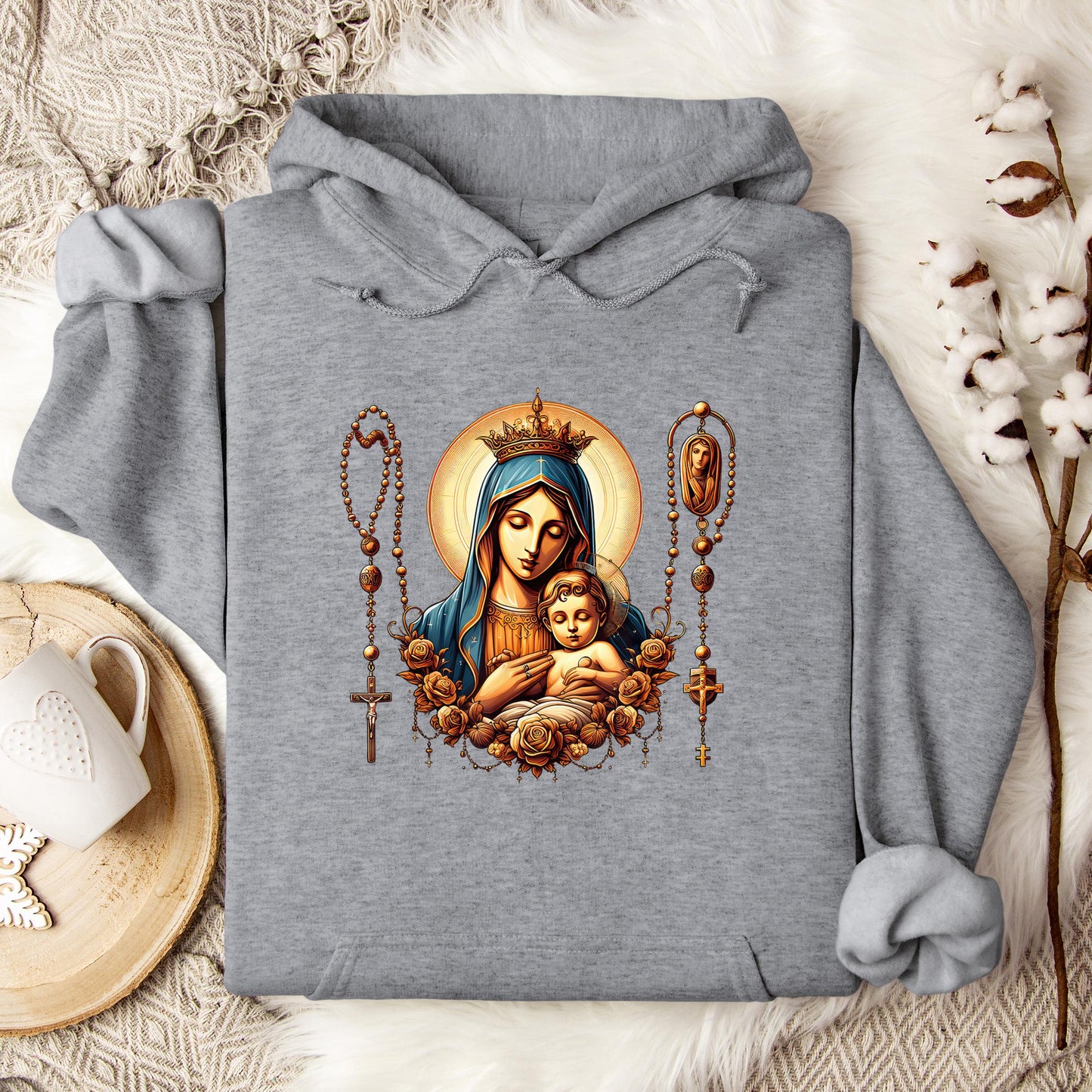 The Holy Virgin Mary 01 Hoodie