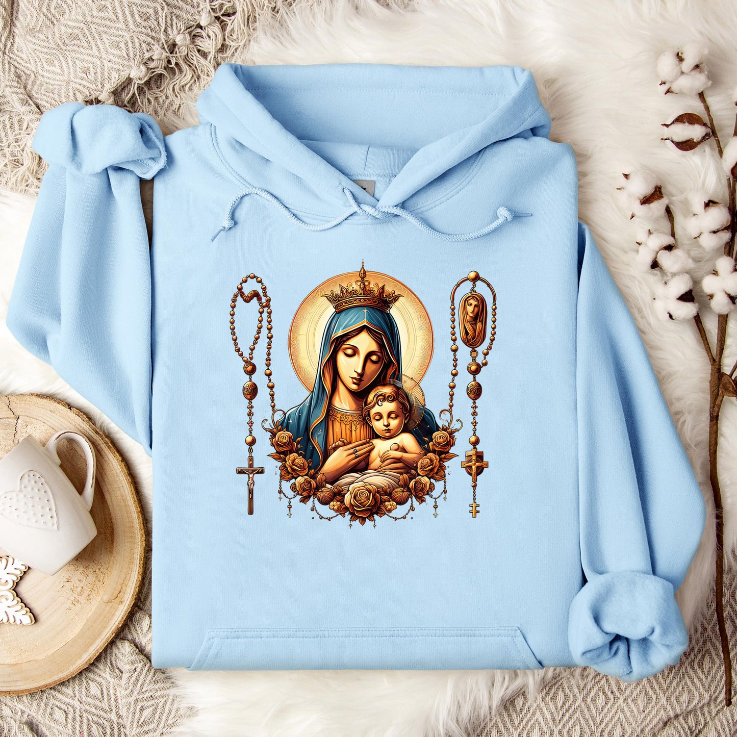 The Holy Virgin Mary 01 Hoodie