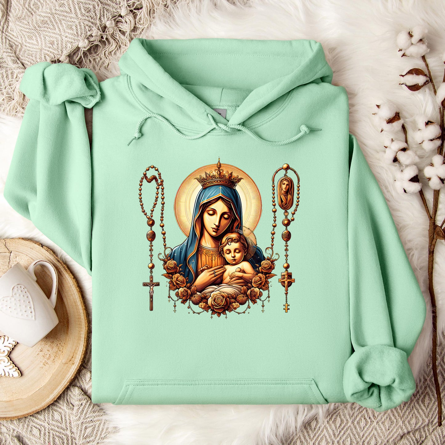The Holy Virgin Mary 01 Hoodie