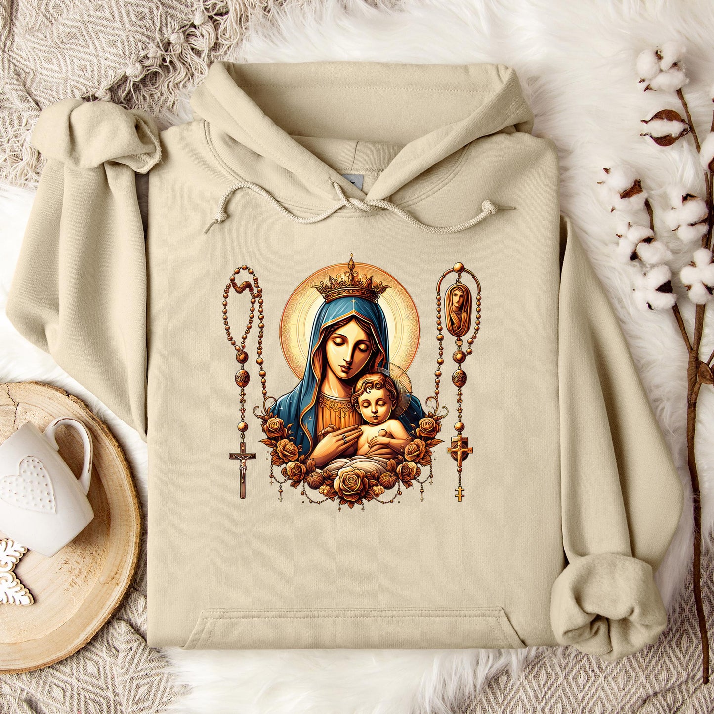 The Holy Virgin Mary 01 Hoodie