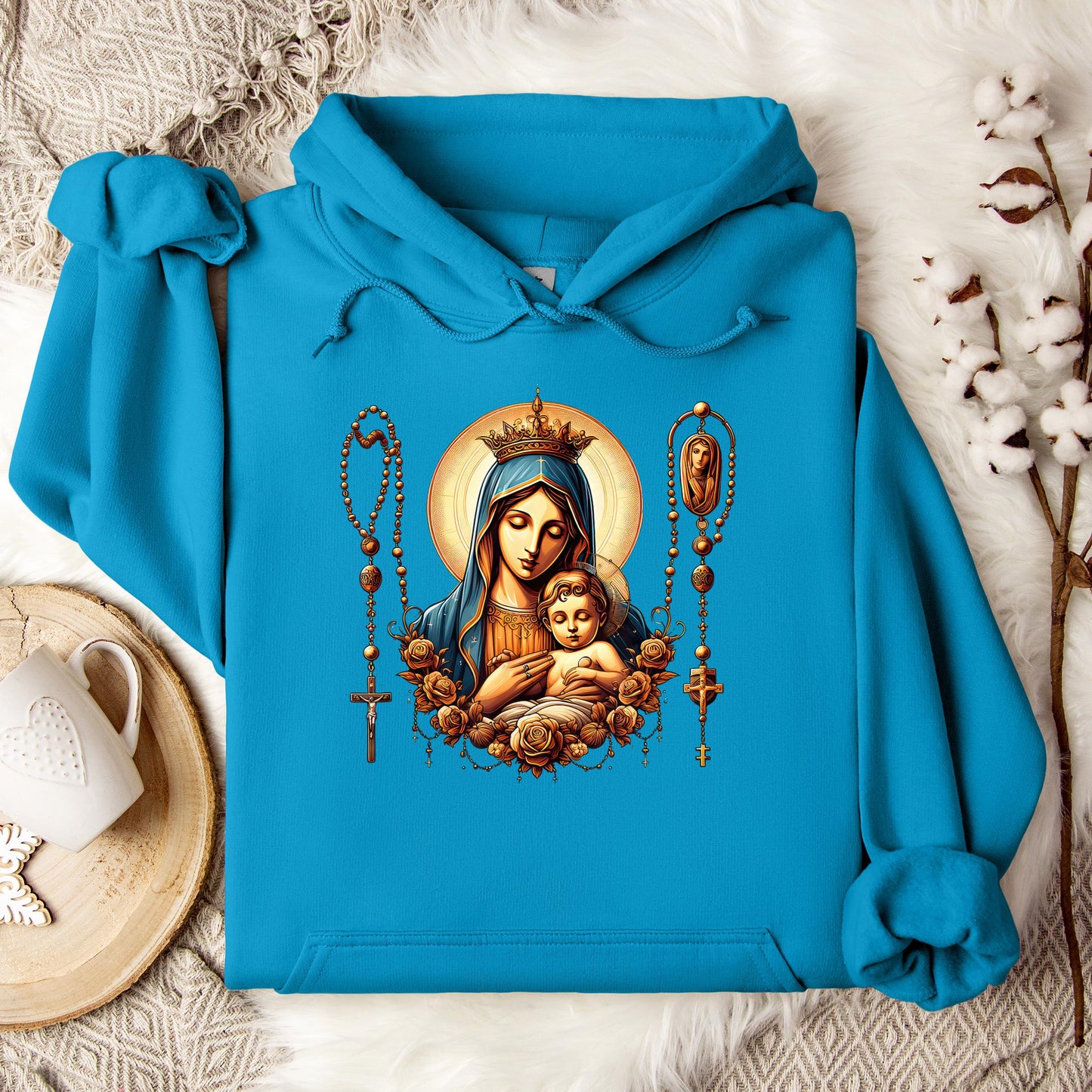 The Holy Virgin Mary 01 Hoodie