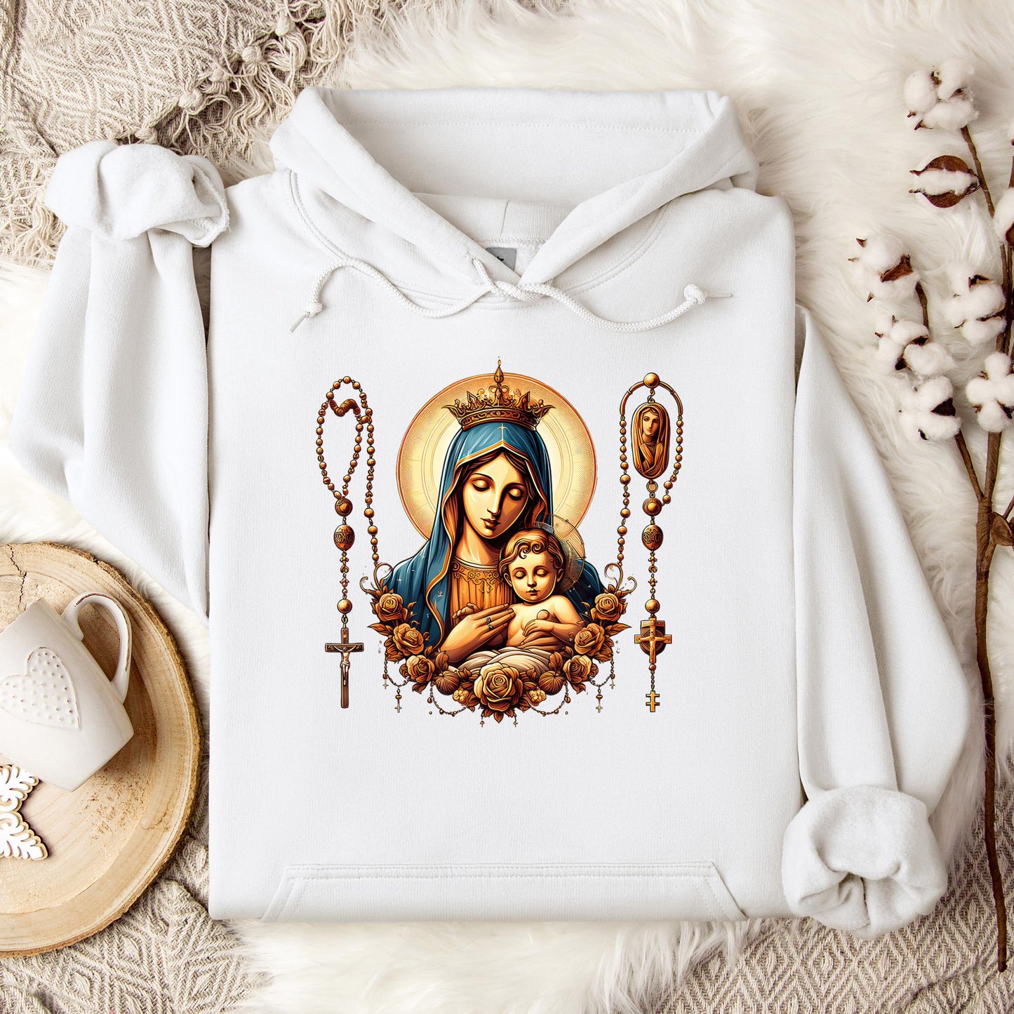 The Holy Virgin Mary 01 Hoodie