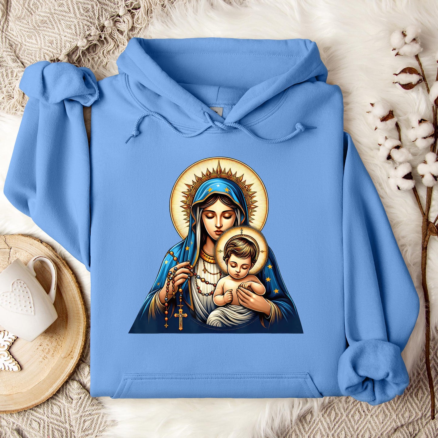 The Holy Virgin Mary 03 Hoodie