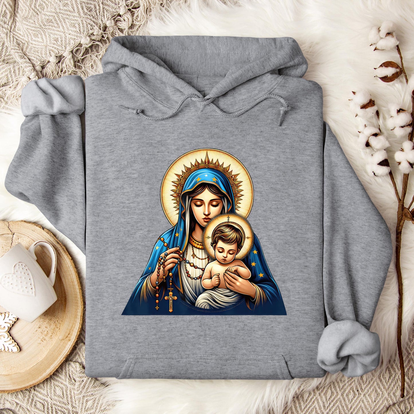 The Holy Virgin Mary 03 Hoodie