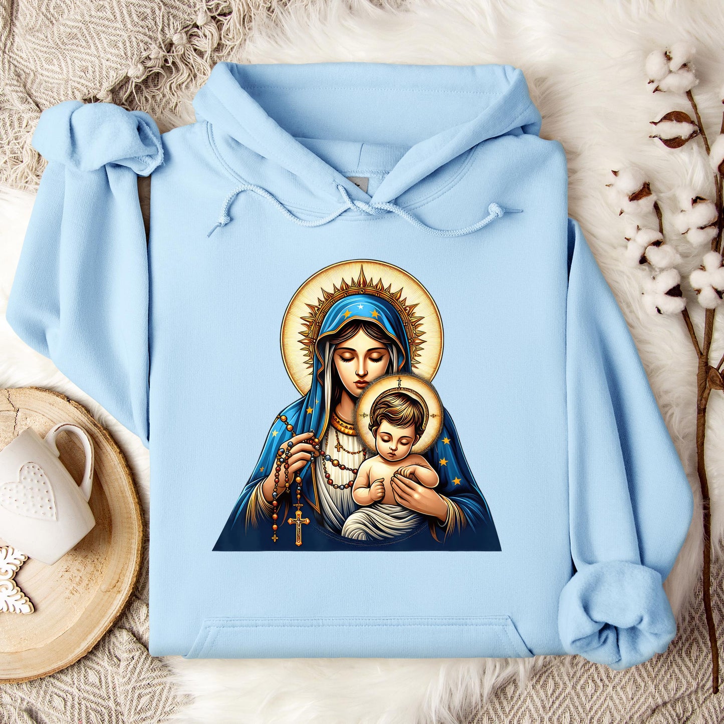 The Holy Virgin Mary 03 Hoodie