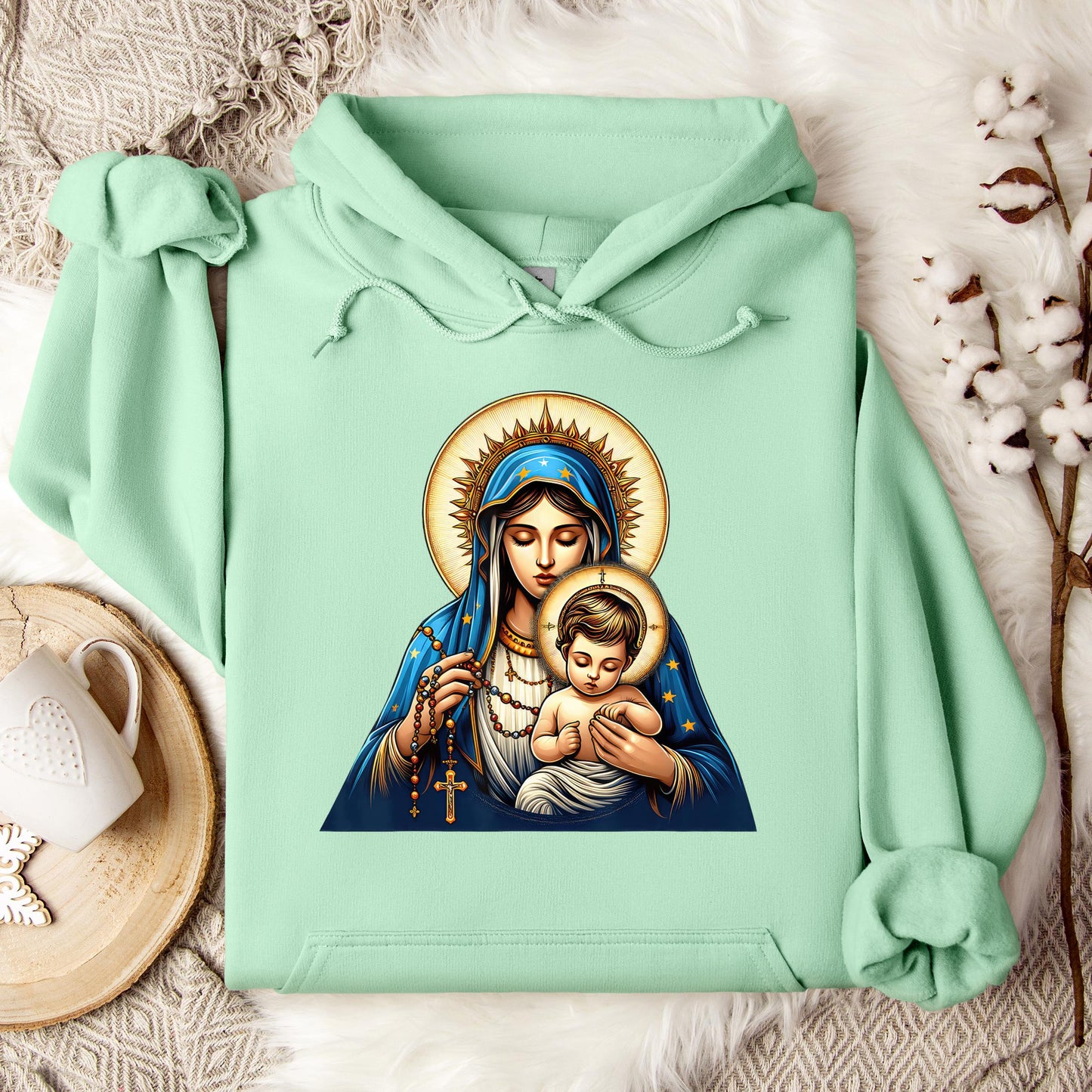 The Holy Virgin Mary 03 Hoodie