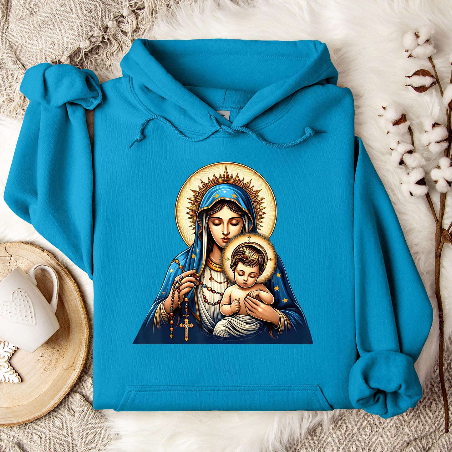 The Holy Virgin Mary 03 Hoodie