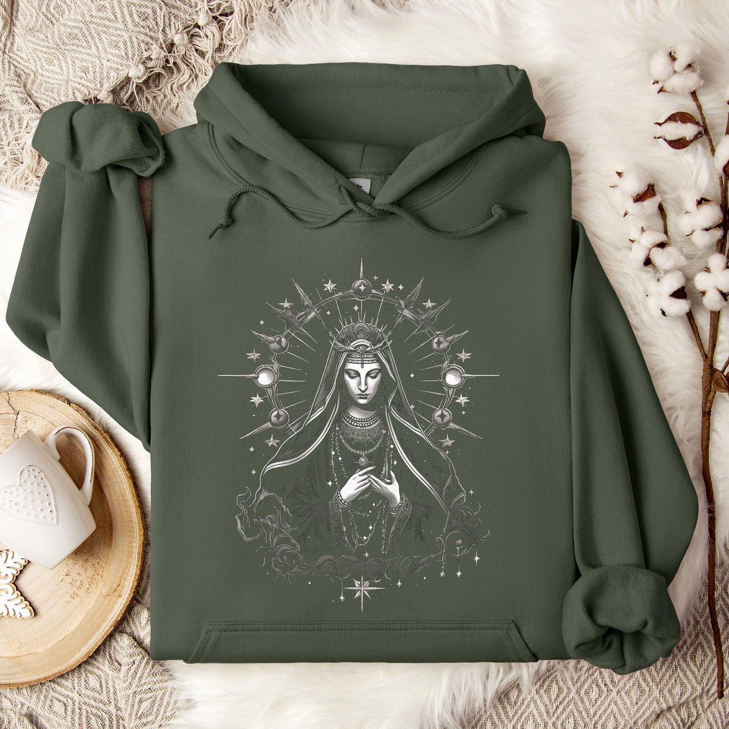 The Holy Virgin Mary 106 Hoodie
