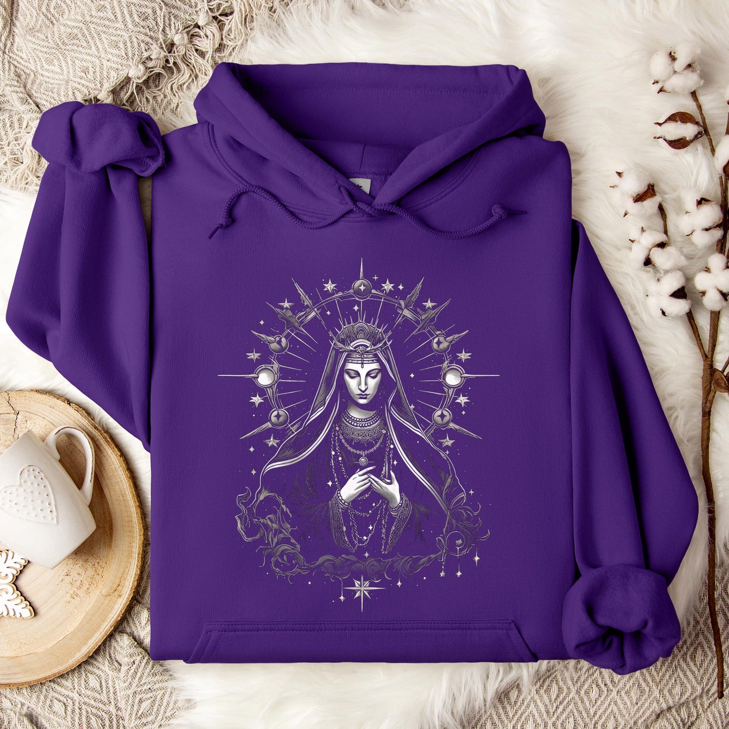 The Holy Virgin Mary 106 Hoodie