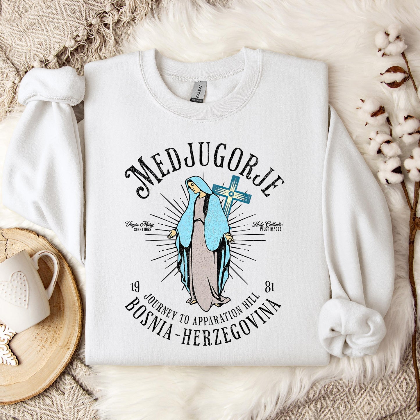 The Holy Virgin Mary 107 Sweatshirt