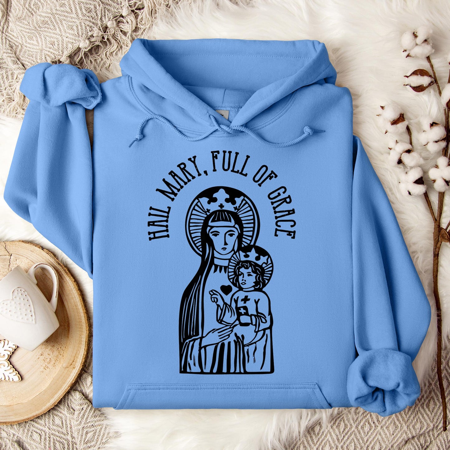 The Holy Virgin Mary 108 Hoodie