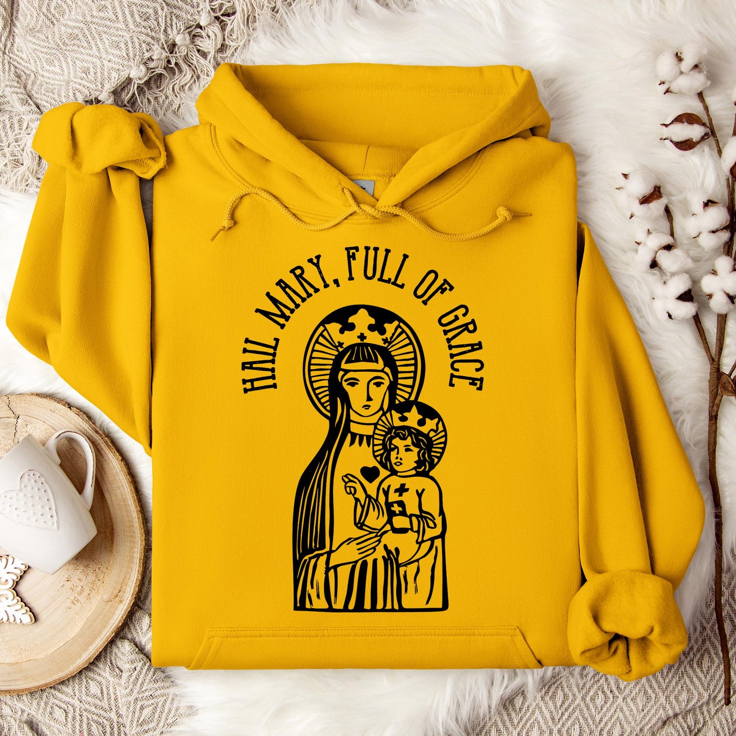 The Holy Virgin Mary 108 Hoodie