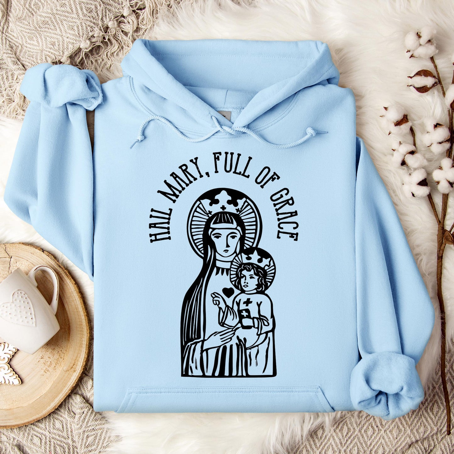The Holy Virgin Mary 108 Hoodie
