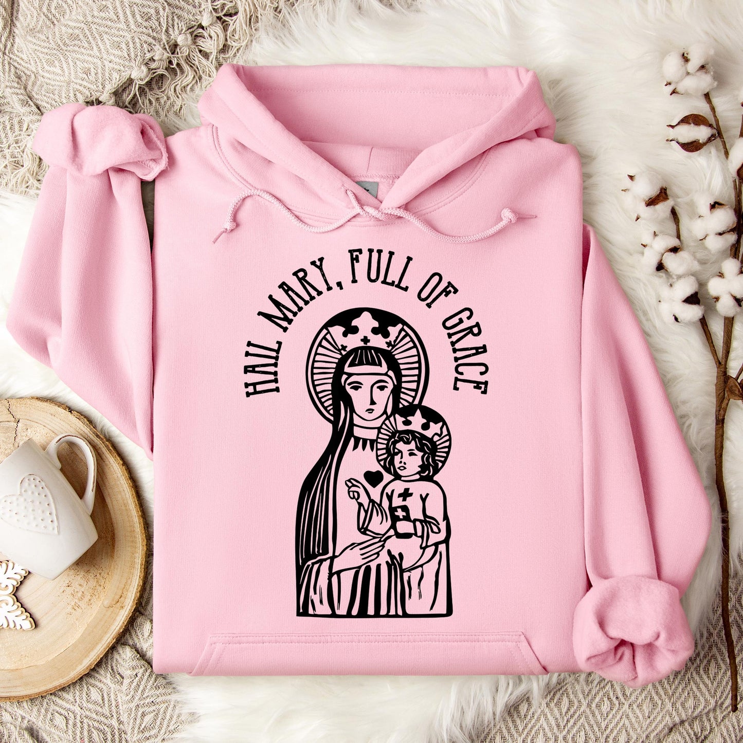 The Holy Virgin Mary 108 Hoodie
