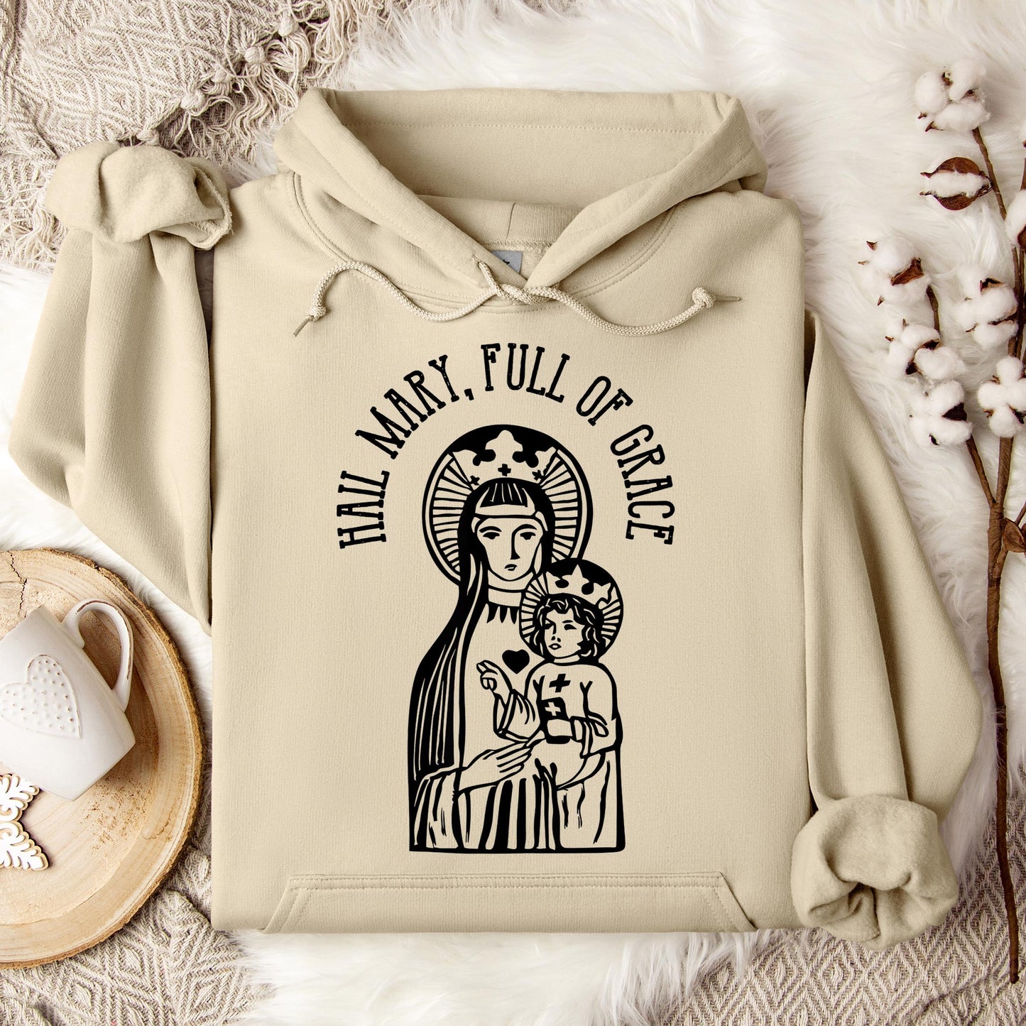 The Holy Virgin Mary 108 Hoodie