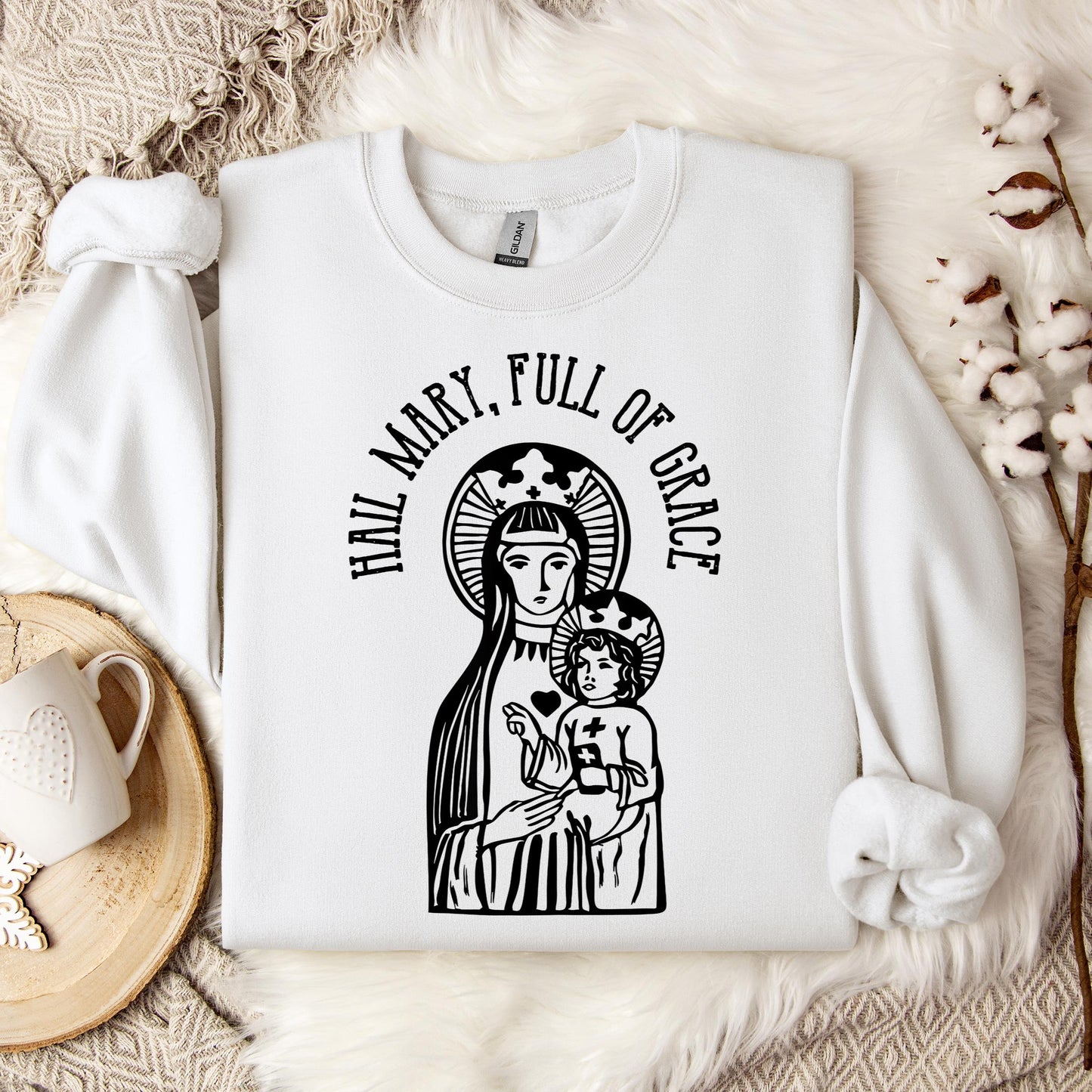 The Holy Virgin Mary 108 Sweatshirt