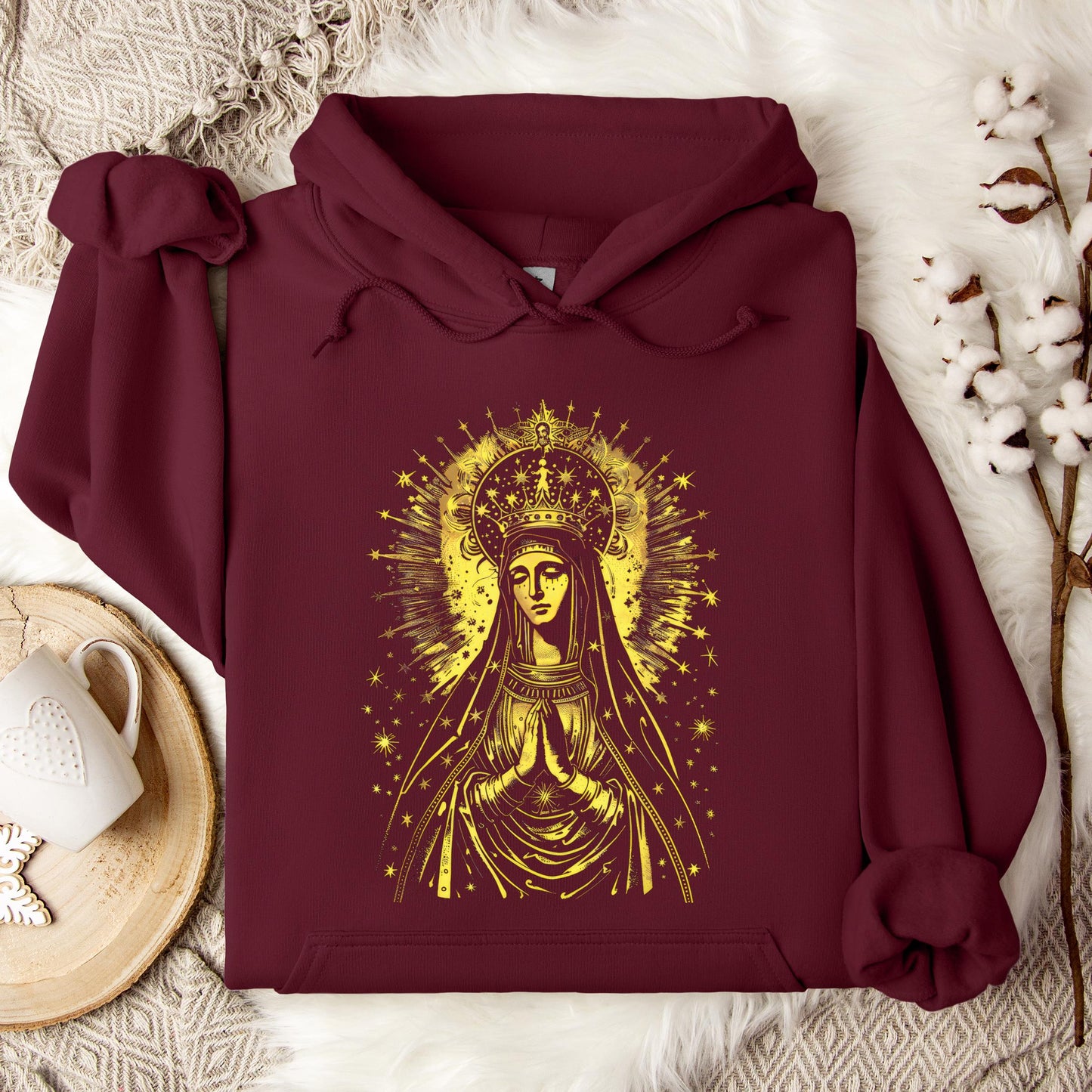 The Holy Virgin Mary 110 Hoodie