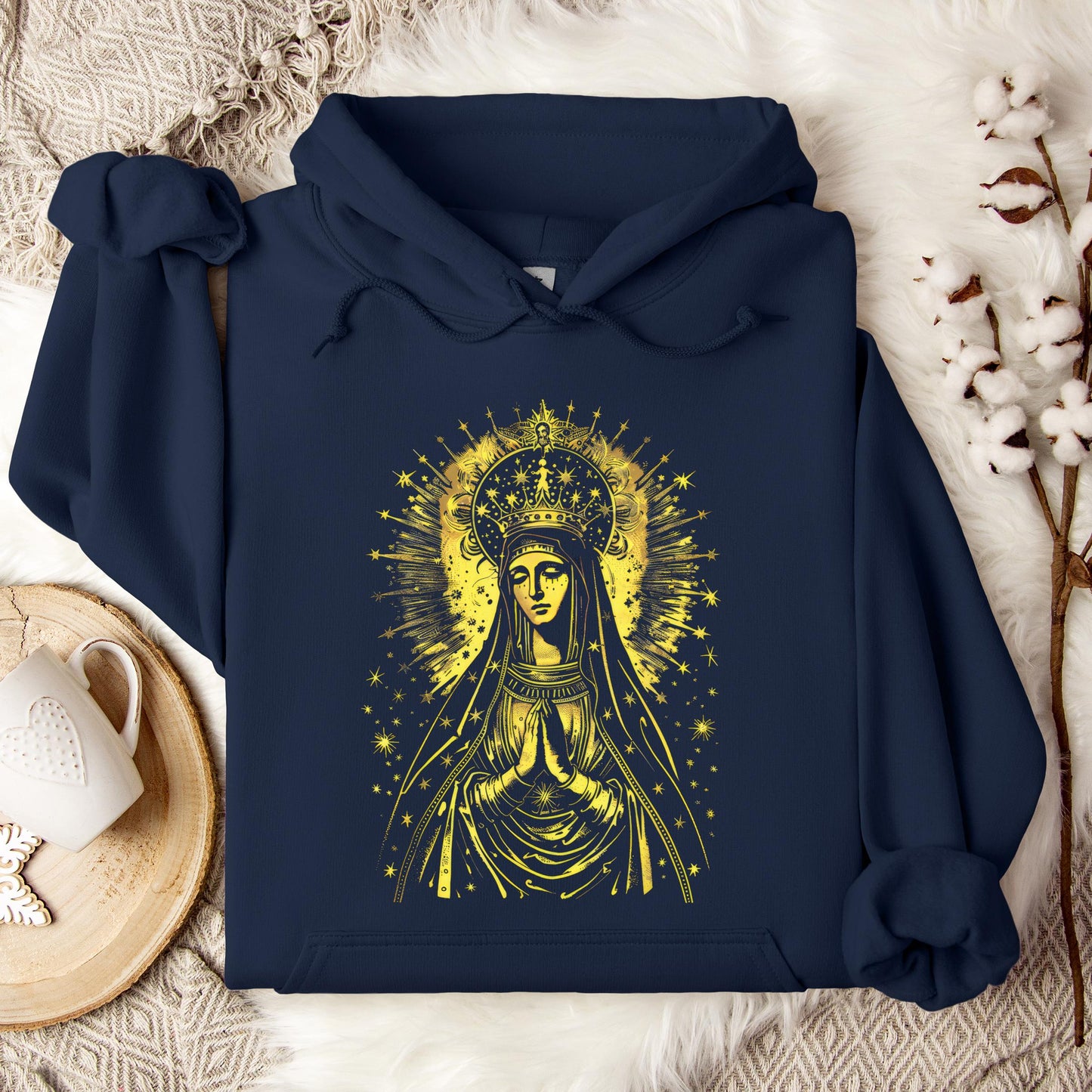 The Holy Virgin Mary 110 Hoodie