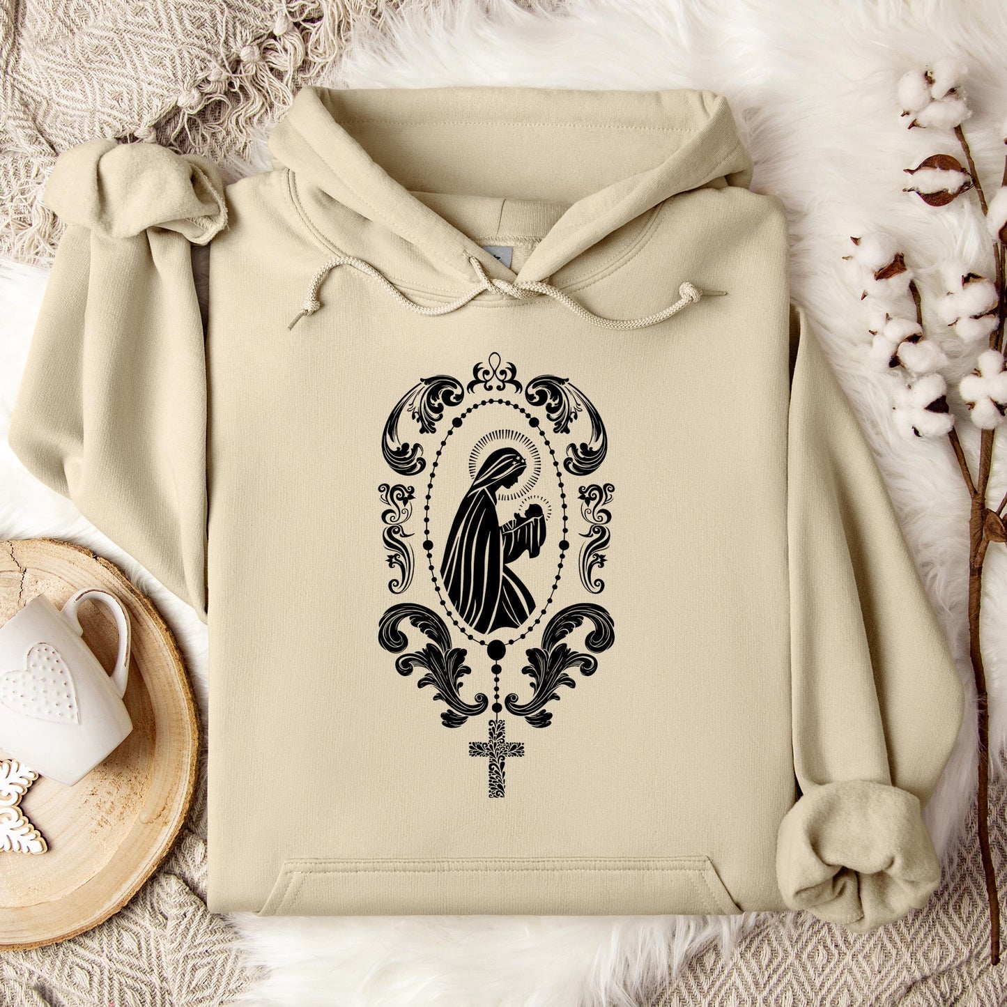 The Holy Virgin Mary 111 Hoodie