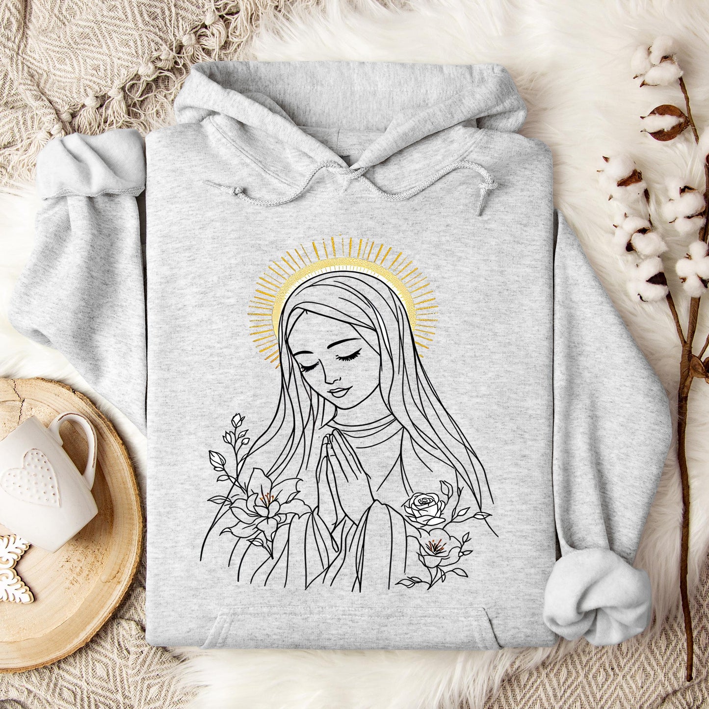 The Holy Virgin Mary 112 Hoodie