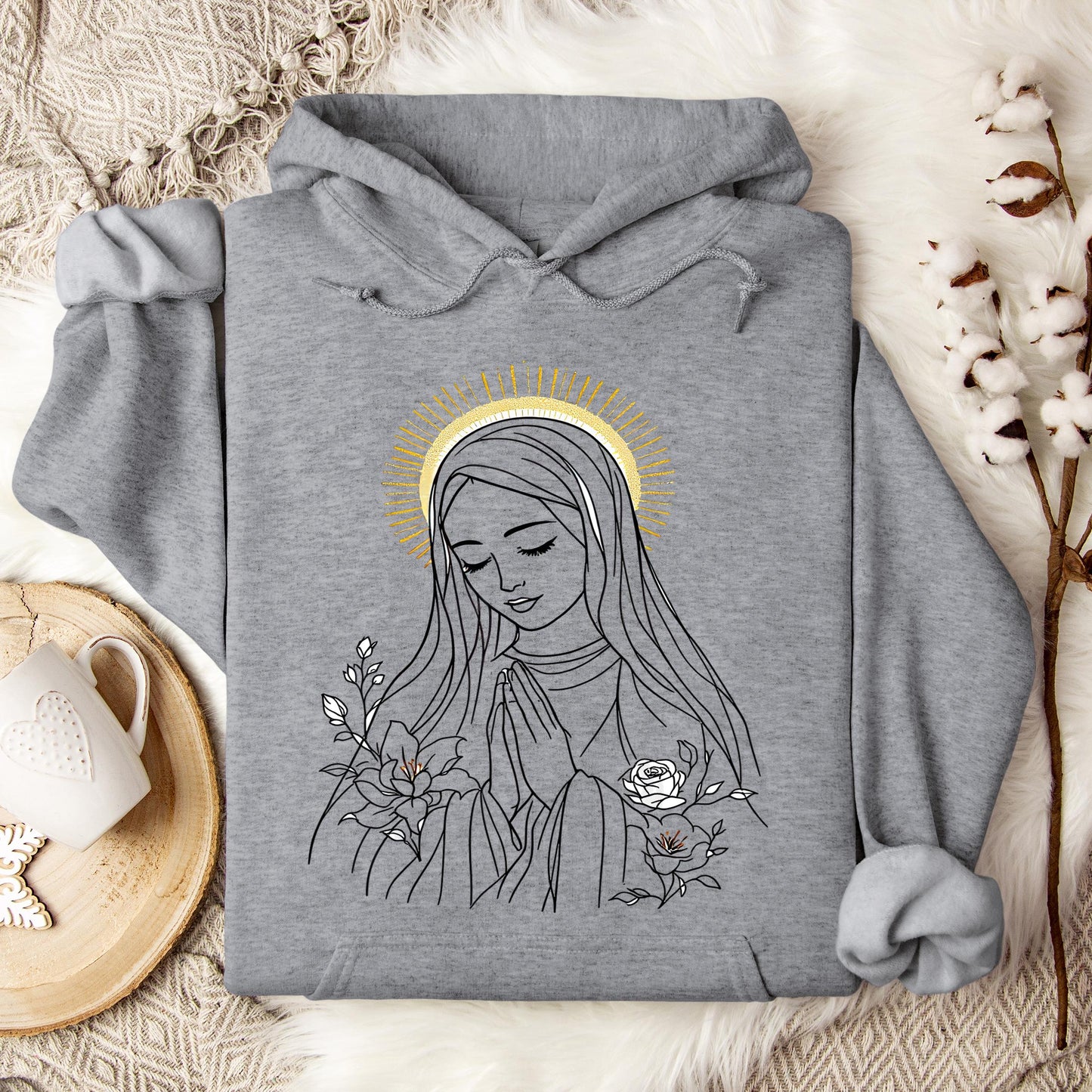 The Holy Virgin Mary 112 Hoodie
