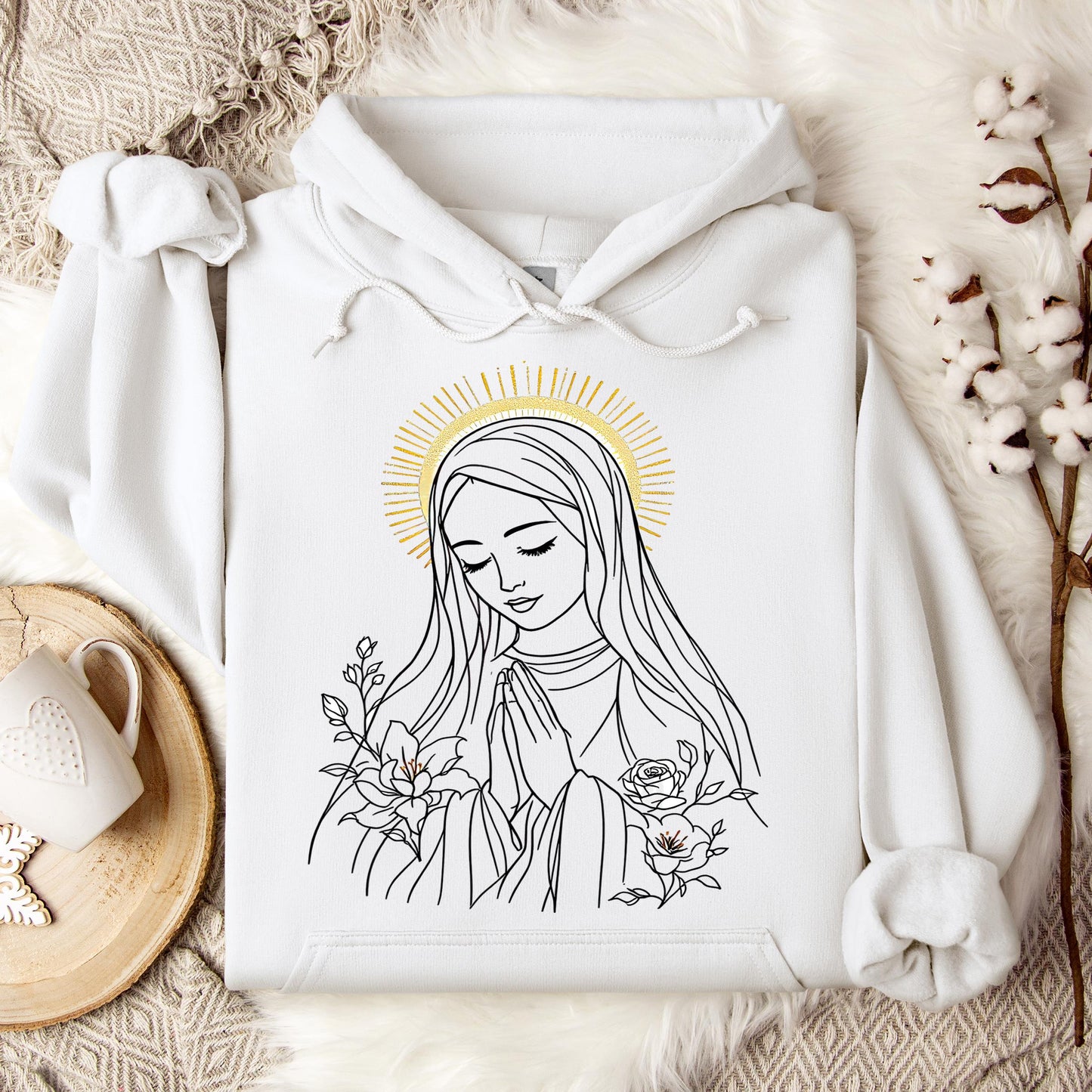The Holy Virgin Mary 112 Hoodie