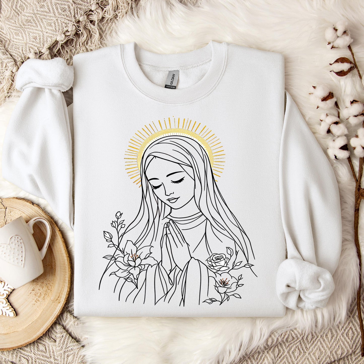 The Holy Virgin Mary 112 Sweatshirt