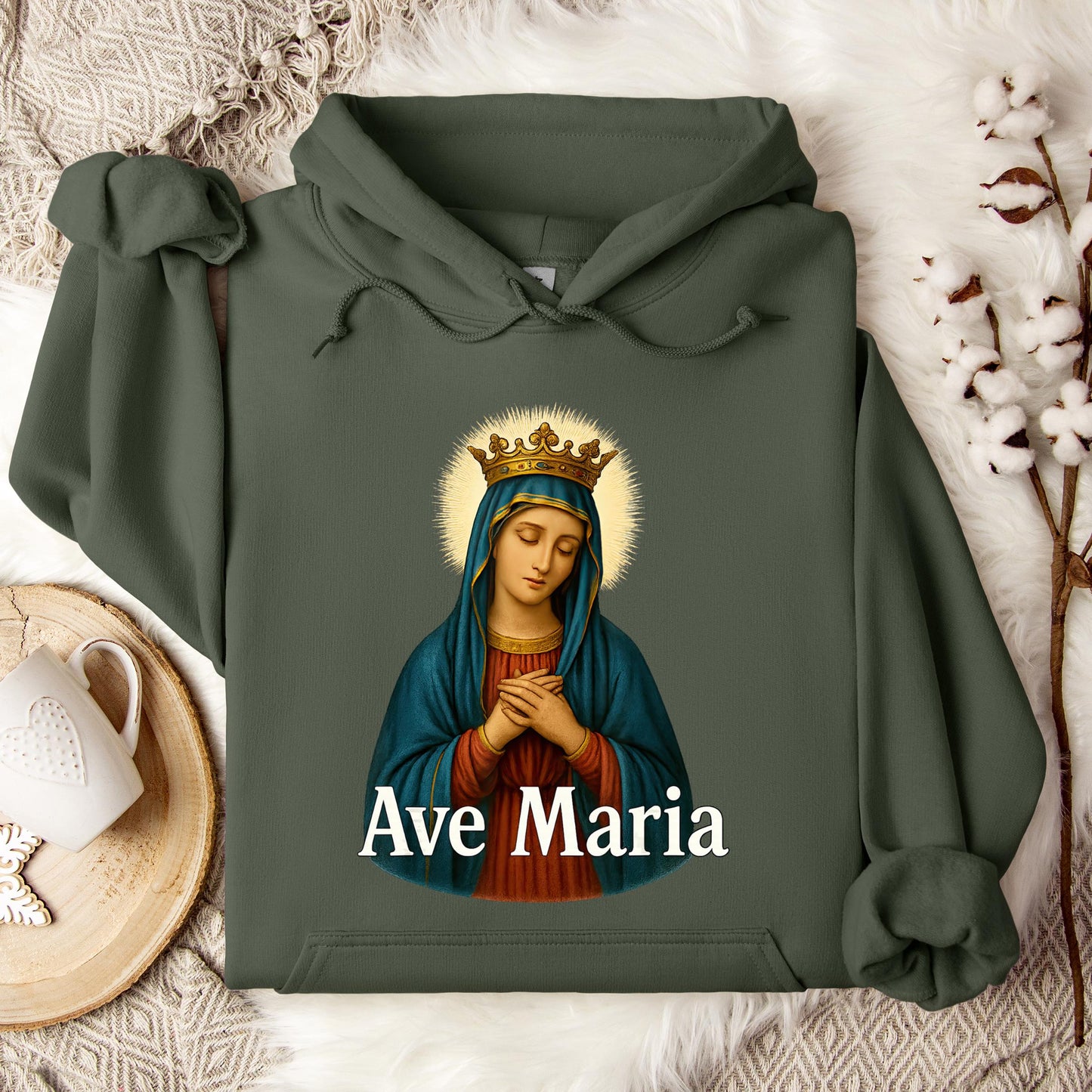 The Holy Virgin Mary 114 Hoodie