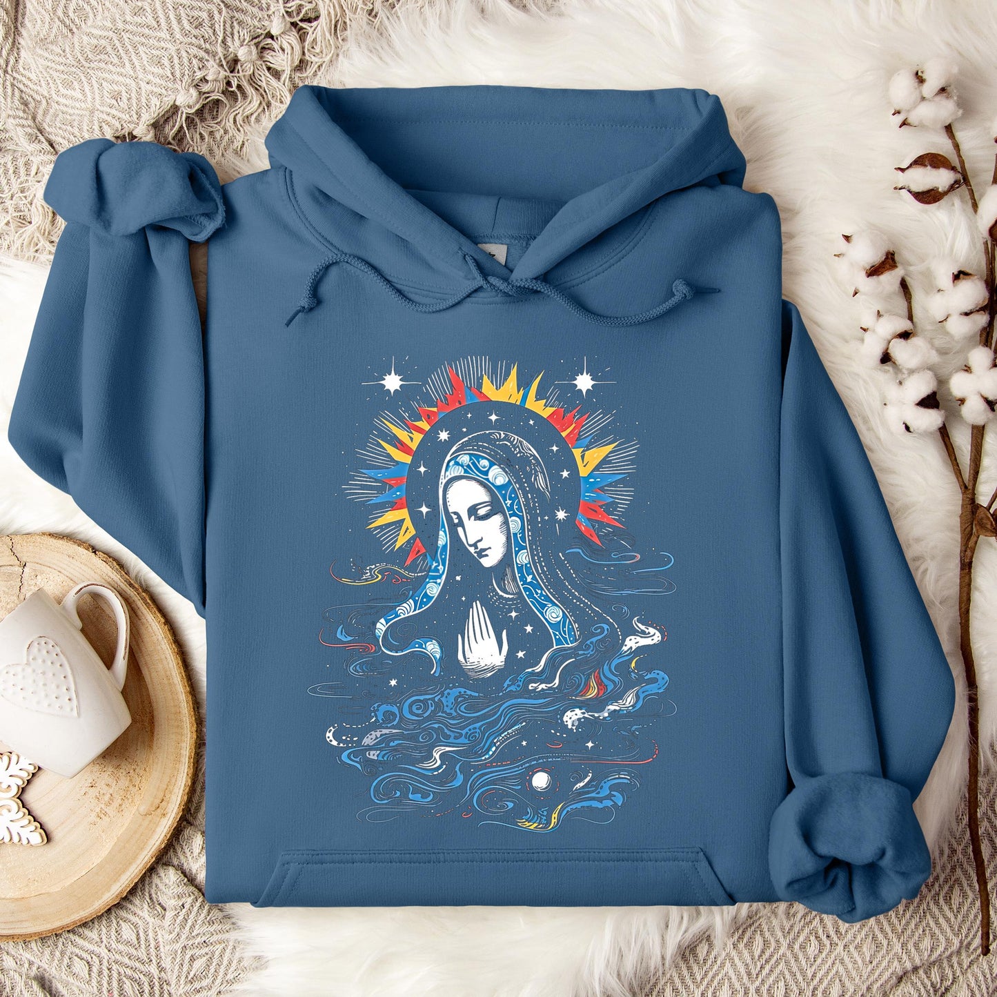 The Holy Virgin Mary 115 Hoodie