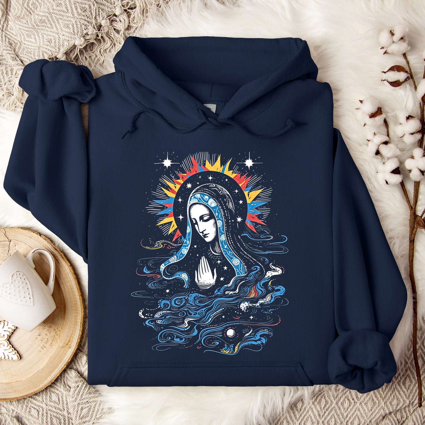 The Holy Virgin Mary 115 Hoodie
