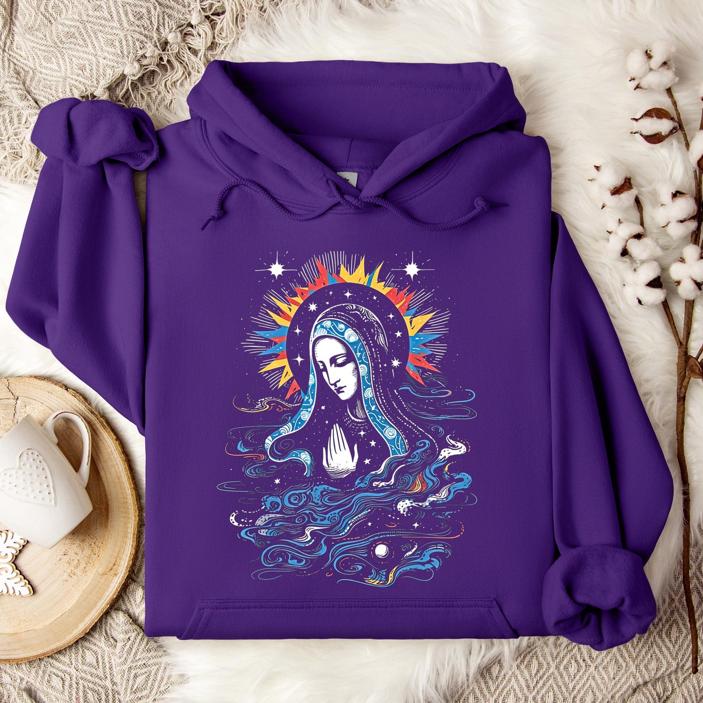 The Holy Virgin Mary 115 Hoodie