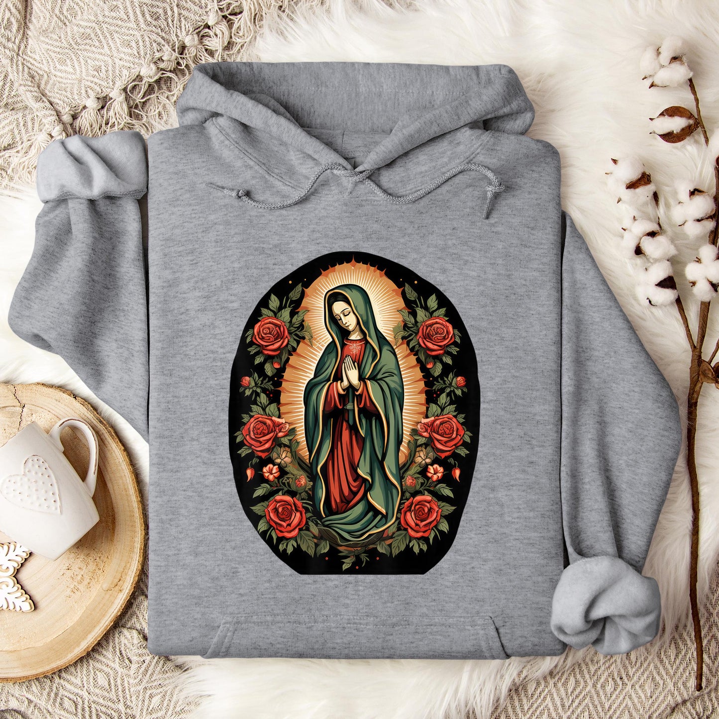 The Holy Virgin Mary 12 Hoodie