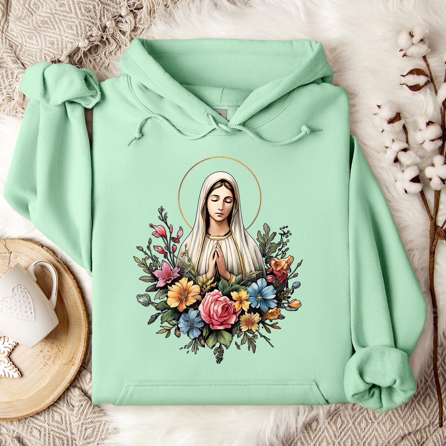 The Holy Virgin Mary 14 Hoodie