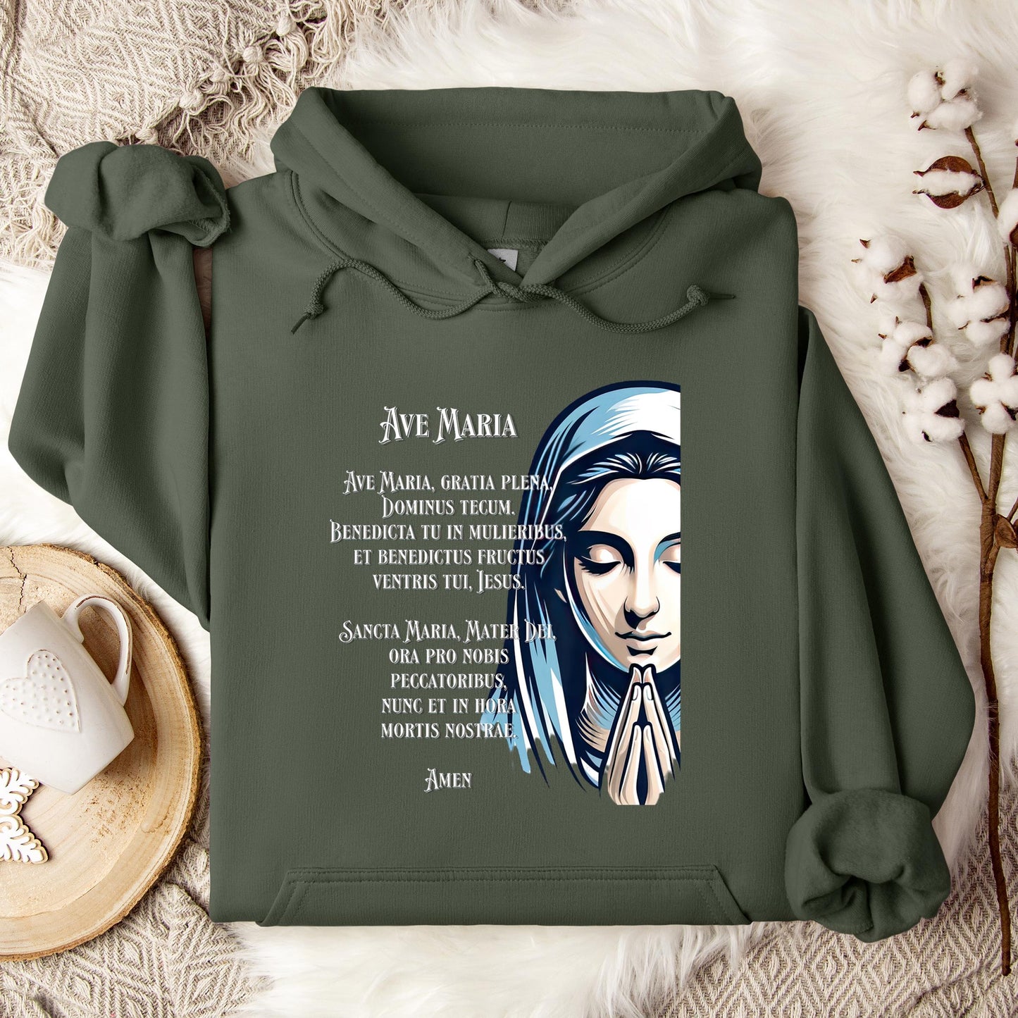 The Holy Virgin Mary 15 Hoodie