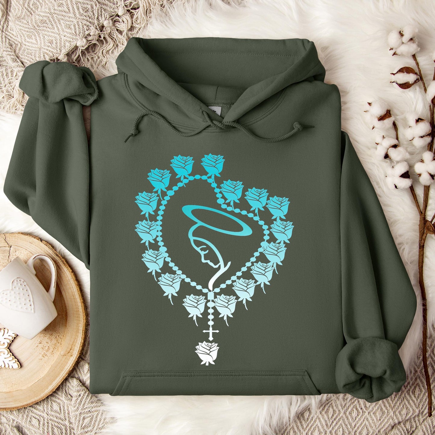 The Holy Virgin Mary 18 Hoodie
