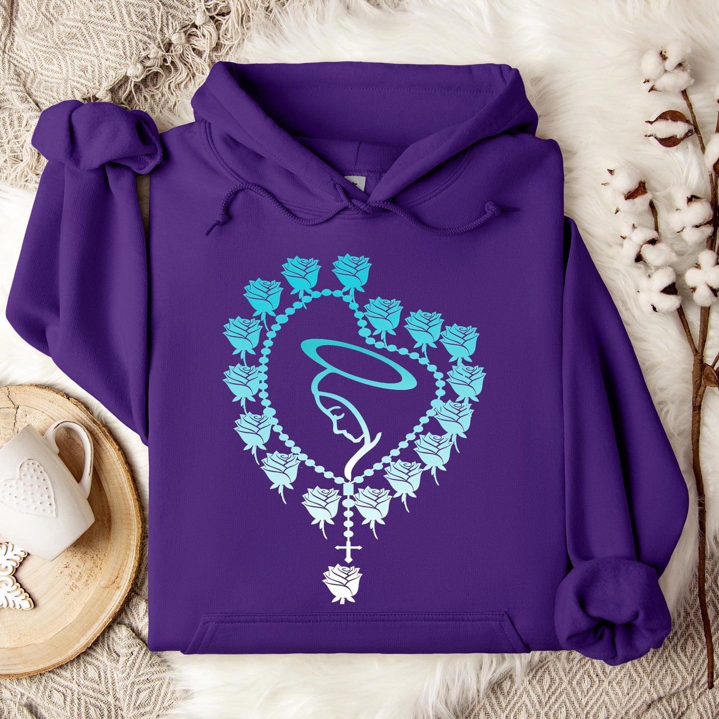 The Holy Virgin Mary 18 Hoodie