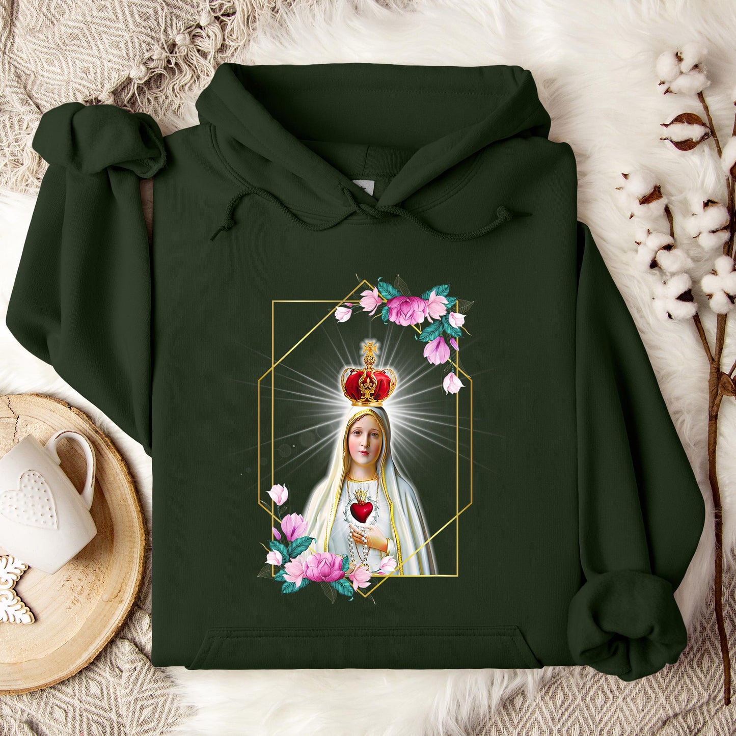 The Holy Virgin Mary 24 Hoodie