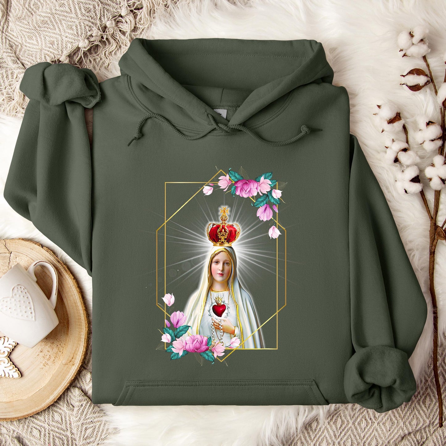 The Holy Virgin Mary 24 Hoodie